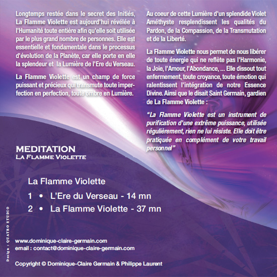 CD de meditacion La Llama Violeta