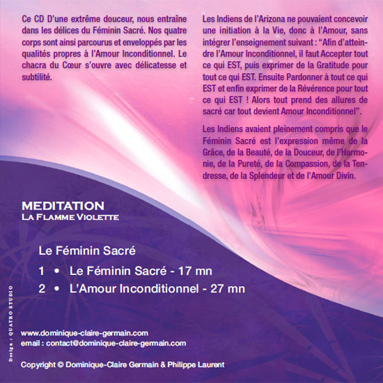 CD de méditation Le Féminin Sacré